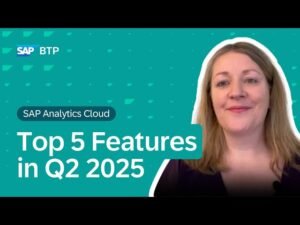 Leia mais sobre o artigo O Que Há de Novo no SAP Analytics Cloud? Veja as 5 Atualizações Mais Relevantes do 2º Trimestre de 2025